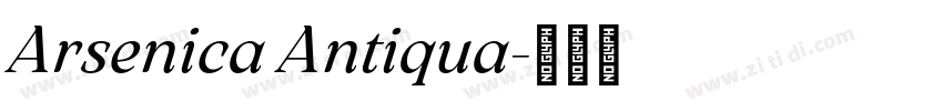 Arsenica Antiqua字体转换